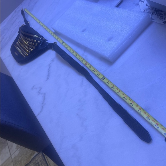 Michael Kors Black Belt Bag with Gold Accents - Picture 8 of 9